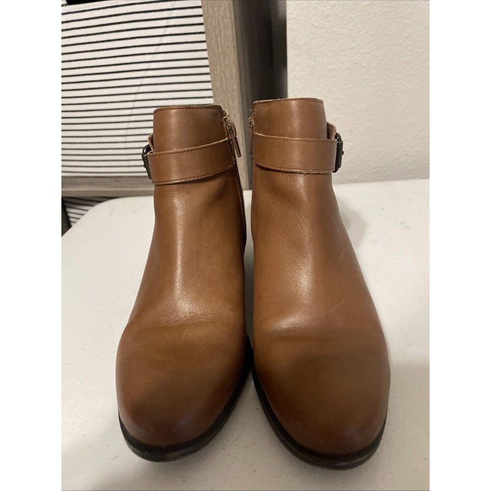 Brown Naturalizer Women's Zip Up Ankle Boots Size 8.5 Great Condition Dora